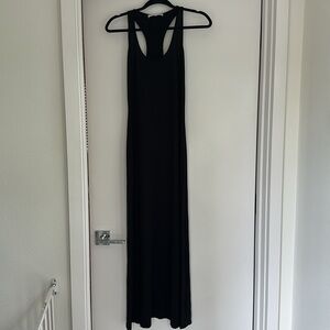 Amour Vert Keeley Racer Back Maxi Dress, black, size XS